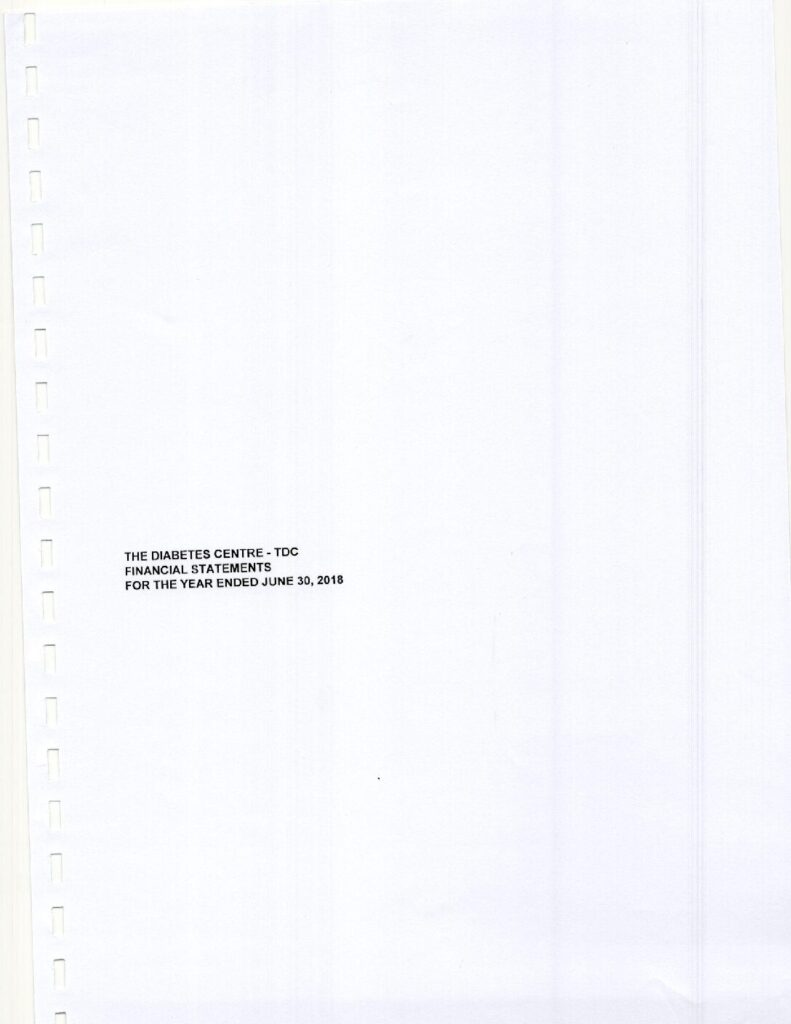Audit Report – 2018